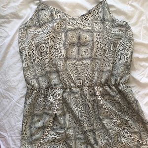 Printed romper
